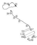 68272119AD - Front Suspension: Air Line Assembly for Mopar Image