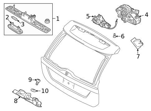 Liftgate for 2013 Volvo XC60 #0