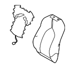 714020E080A3 - Body: Seat Back Assembly for Lexus: TX500h Image