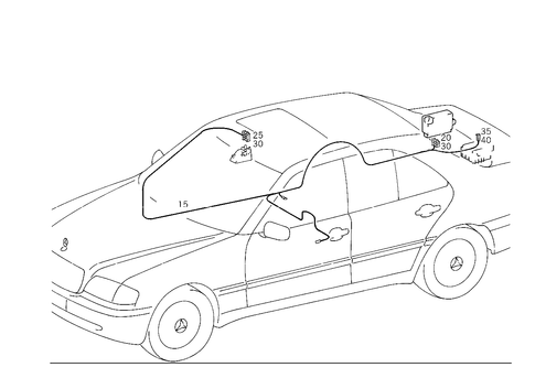 Electric Sliding Roof for 1997 Mercedes-Benz C230 #0