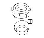 T2H39319 - Cooling System: Elbow for Jaguar: F-Type, XF Image