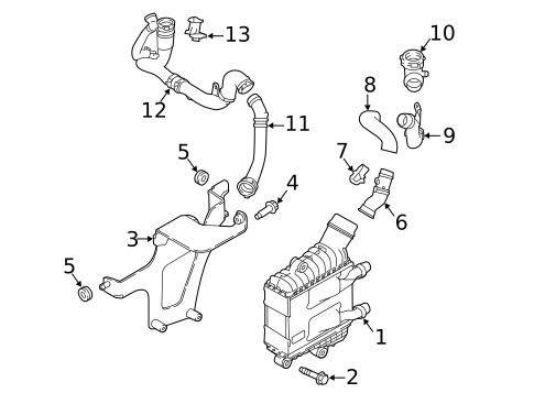 Intercooler for 2020 Jaguar F-Type #2