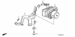 90003SNA010 - Chassis: BOLT, FLANGE (6X14) for Honda Image