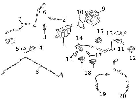 Emission Components for 2021 Porsche Macan #0