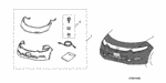 8P35SL0200R1 - Accessory Components: HARDWARE KIT, NOSE MASK for Honda Image