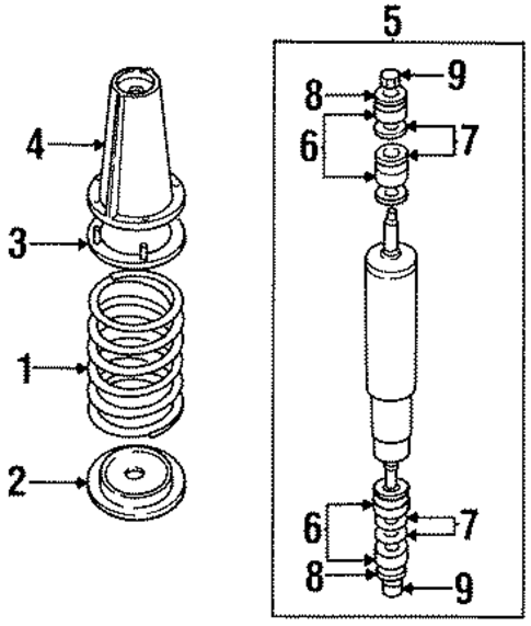 Shocks & Components for 1995 Land Rover Discovery #0