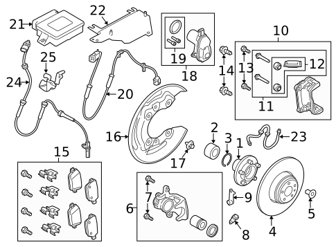 Disc Pads & Brake Shoes for 2012 Land Rover Range Rover Evoque #0