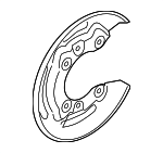 LR039936 - : Splash Shield for Land-Rover Image