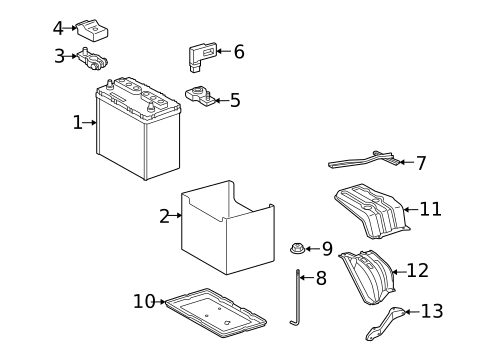 Battery for 2017 Toyota RAV4 #0