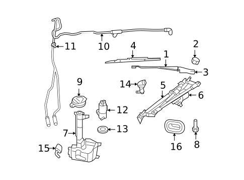 Wipers for 2010 Chrysler Sebring #1