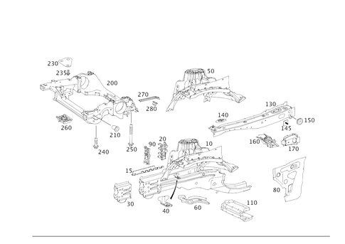 Wheel Well, Front Axle Carrier for 2018 Mercedes-Benz GLC63 AMG #0
