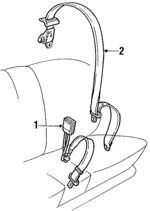357857805A - Electrical: Retractor for Volkswagen: Passat Image
