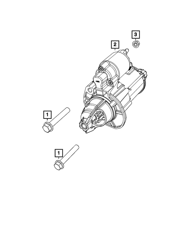 6101986 - Electrical: Hex Head Screw And Washer for Mopar Image