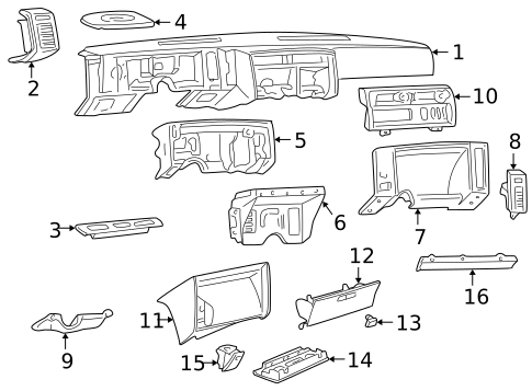 Controls for 1989 Chevrolet Astro #1