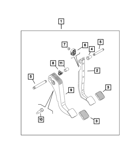 Brake Pedals for 2018 Ram ProMaster 3500 #1