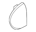 72121SZT003ZB - : 2012-2016 Honda CR-Z - Cap R Inside Handle *NH167L* (Graphite Black) for Honda: CR-Z Image