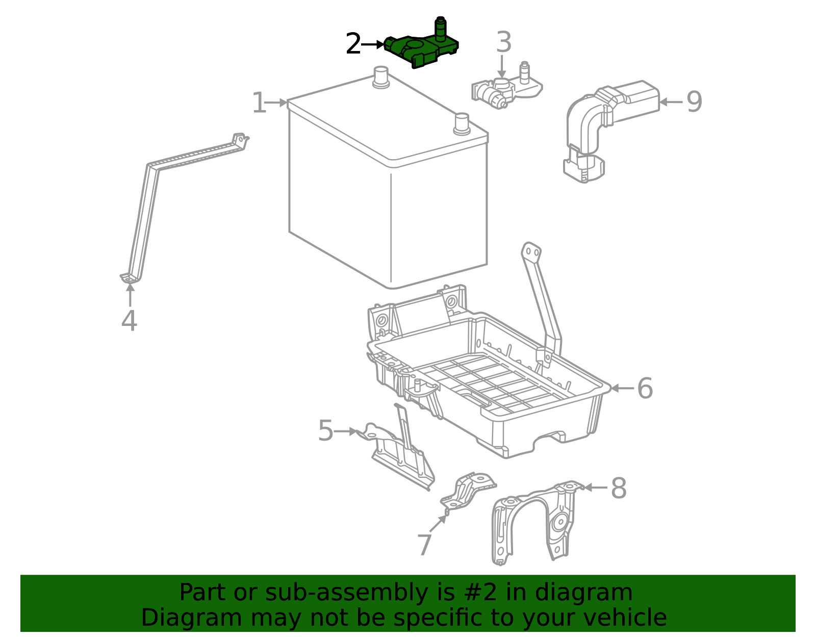 Genuine Official Toyota Battery Current Sensor part# 28850-F0090