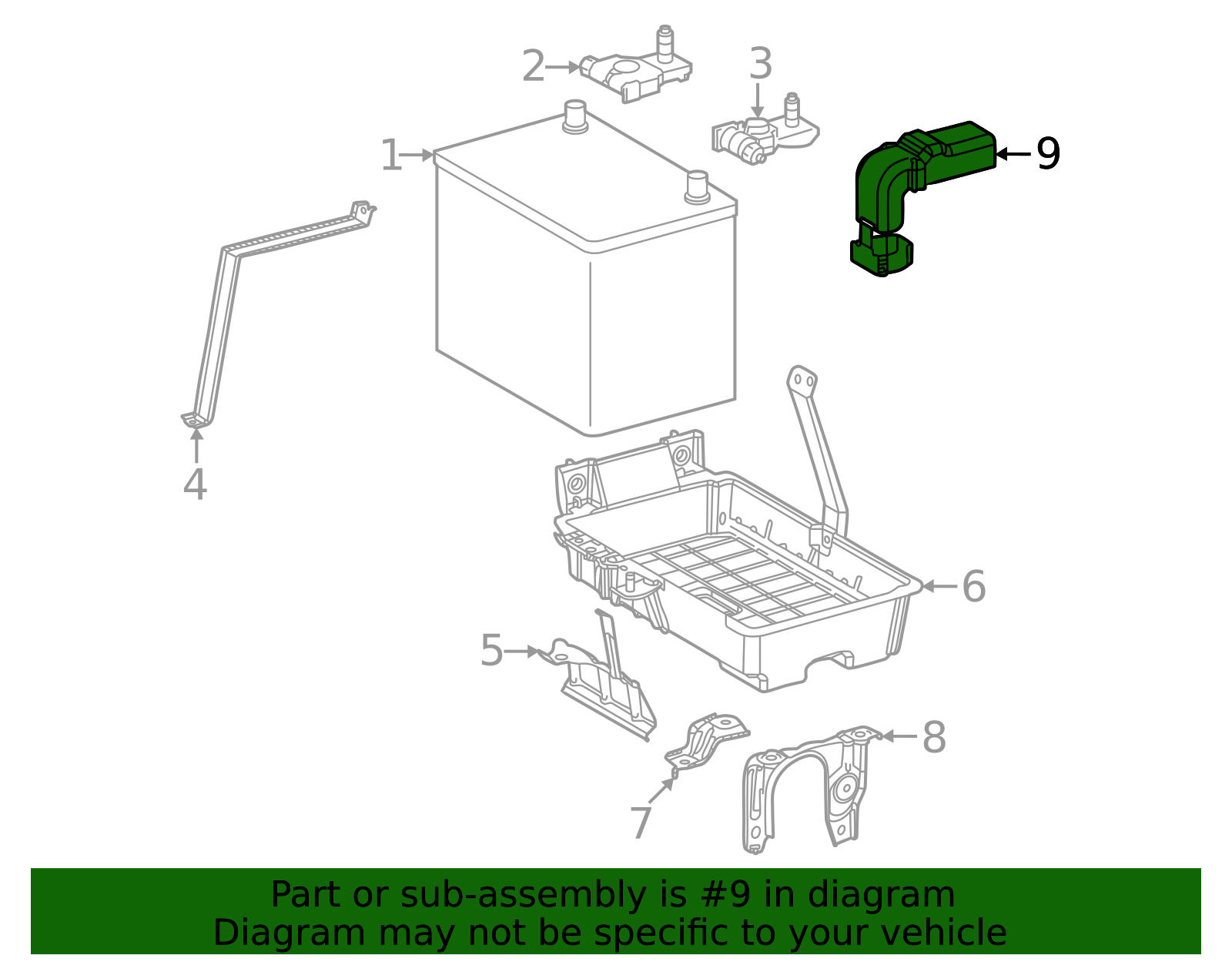 82821-0C130 - Battery Terminal Cover 2022-2026 Toyota | Longo Toyota Parts