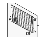 XR854219 - : Condenser for Jaguar: S-Type Image