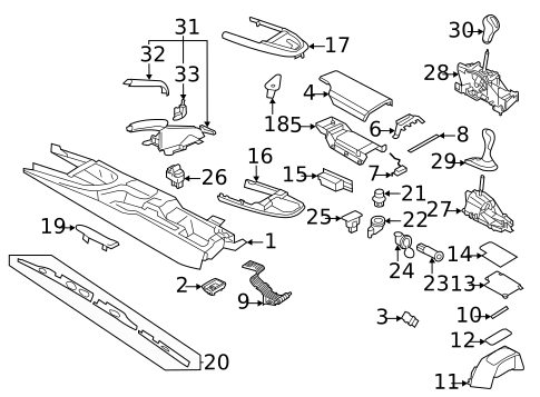 Console for 2012 Porsche Boxster #0