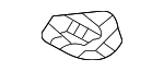 1T0803274 - Body: Rear Floor Pan Retainer for Volkswagen Image