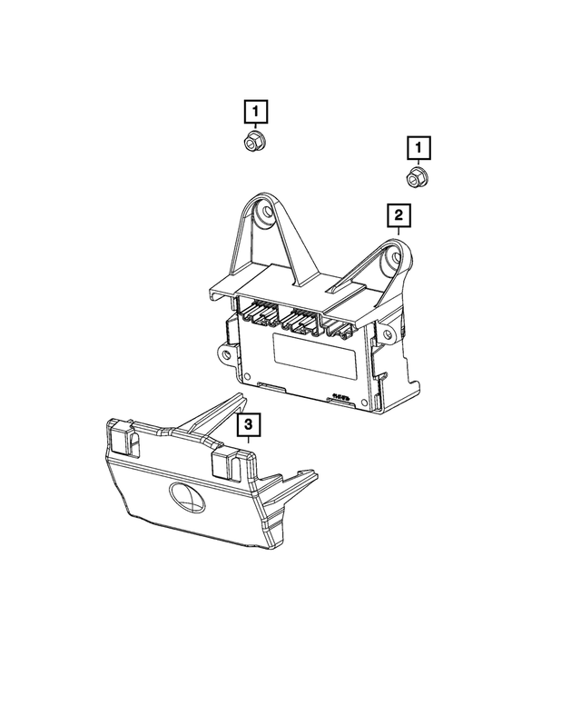 56029432AC - Electrical: Module Cover for Mopar Image