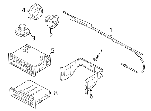 Sound System for 2003 Suzuki Grand Vitara #0