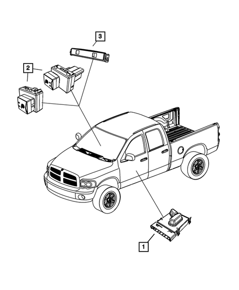 Switches for 2008 Dodge Ram 2500 #3