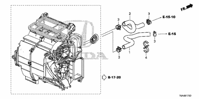 Water Hose for 2016 Honda Fit #0