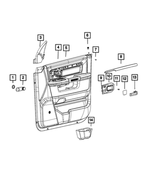 55397411AA - Interior Trim: Door Handle Spacer, Right Or Left for Mopar Image