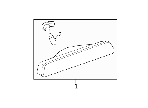 High Mounted Stop Lamp for 2004 Toyota 4Runner #0