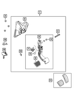 68326322AA - : Pedal Sensor for Mopar Image