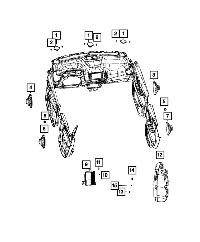 6107288AA - Electrical: Screw for Mopar Image image