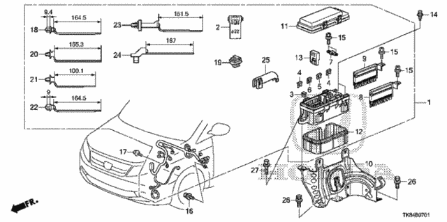 Wire Harness (2) for 2016 Honda Odyssey #0