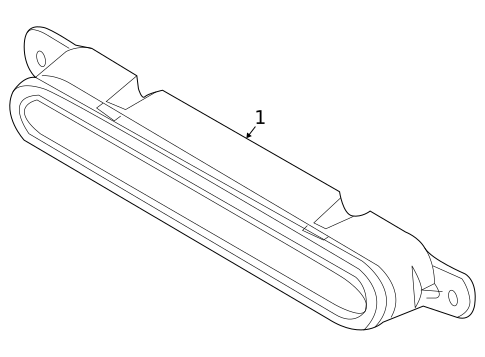 High Mounted Stop Lamp for 2010 Ford Focus #0