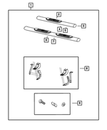 68048818AA - Mopar Accessories - Component Parts: Right Side Step, Right Side for Mopar Image