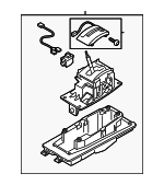 7P1713105 - Body: Shifter Assembly for Volkswagen Image