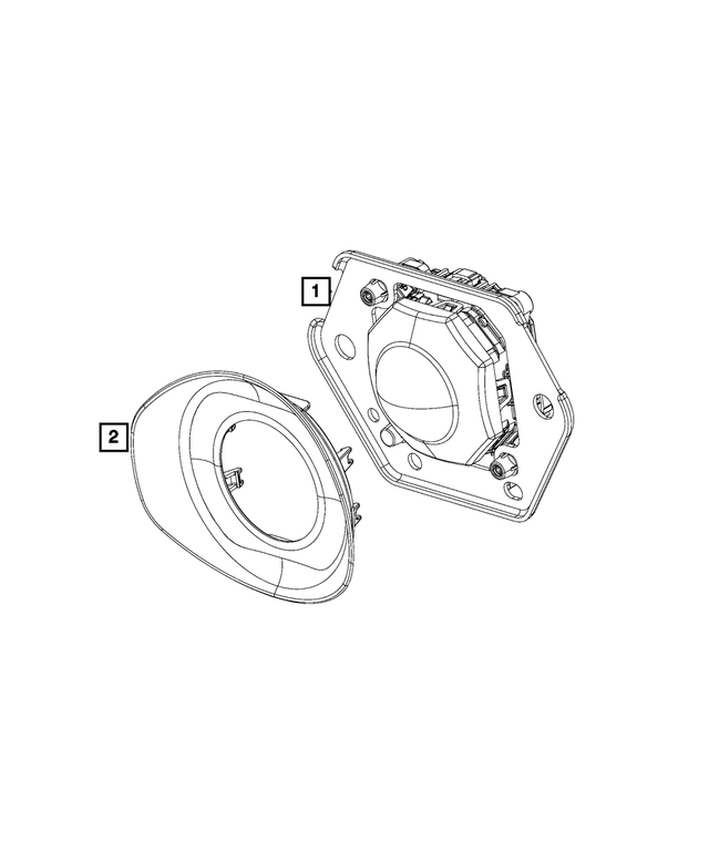 68226359AJ - Electrical: Adaptive Speed Control Module Sensor And Bracket for Mopar Image image