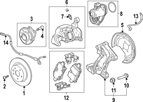 Rear Brakes for 2024 Chevrolet Trax #0