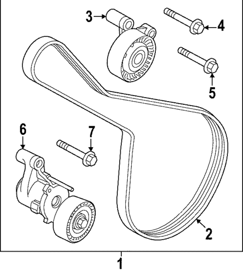 Belts & Pulleys for 2022 Volvo S90 #0