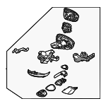 7632F105 - Body: Mirror Assembly for Mitsubishi: Outlander, Outlander PHEV Image