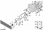 17228482755 - : Trans Oil Cooler Return Line, Rear for BMW Image