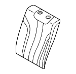 52207466447 - Body: Seat Back Cover for BMW Image