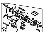 97205L1BE0 - HVAC: AC &amp; Heater Assembly for Hyundai: Sonata Image