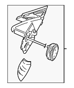 3B1857507M01C - Body: Mirror Assembly for Volkswagen: Passat Image