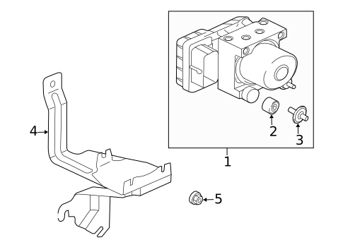 ABS Components for 2011 Mitsubishi Endeavor #0