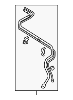 4G0131963C - : Hose Assembly for Audi: A6 Quattro, A7 Quattro Image