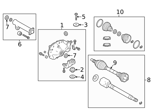 Carrier & Front Axles for 2022 Land Rover Range Rover #0