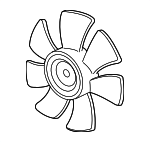 38611RNAA01 - : Fan Blade for Honda: Civic Image