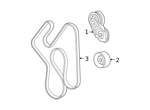 Belts & Pulleys for 2010 Dodge Ram 1500 #0